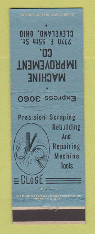 Matchbook Cover - Machine Improvement Company Cleveland OH