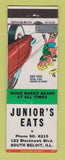 Matchbook Cover - Junior's East Restaurant South Beloit IL