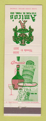 Matchbook Cover - Amico's Italian Restaurant Parma OH