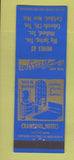 Matchbook Cover Crawford Hotels Carlsbad NM Big Springs Midland Colorado City TX