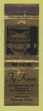 Matchbook Cover - Ty Koon Chinese Restaurant Mount Vernon NY