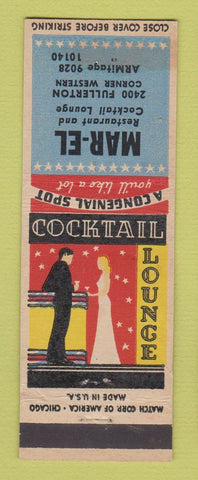 Matchbook Cover - Mar El Restaurant Chicago IL