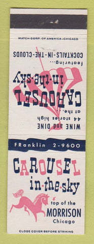 Matchbook Cover - Carousel in the Sky Morrison Hotel Chicago IL