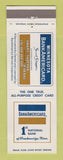 Matchbook Cover BankAmericard Credit Card 1st National Bank Breckenridge MN WEAR