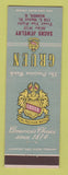 Matchbook Cover - Gruen Watches Sachs Jewelry Warren OH