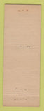 Matchbook Cover - Cozy Corner Black River Falls WI ADVANCE