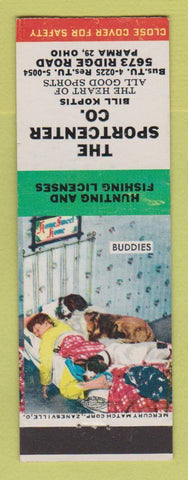 Matchbook Cover - The Sportcenter Sporting Goods Parma OH