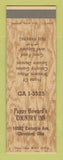 Matchbook Cover - Pappy Howard's Country Inn Cleveland OH