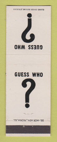 Matchbook Cover - E&E Liquor Store Creve Coeur IL