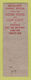 Matchbook Cover - Hotel Warner Warren OH