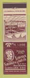 Matchbook Cover - Lincoln Savings and Loan Cleveland OH