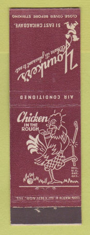 Matchbook Cover - Younker's Restaurant Chicken in the Rough Chicago IL