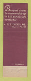 Matchbook Cover - Younker's Restaurant Chicken in the Rough Chicago IL
