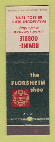 Matchbook Cover - Florsheim Shoes Remine Gobble Bristol TN