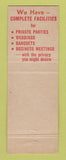 Matchbook Cover - Bernie Liflander's Fort Pitt Inn Pittsburgh PA area
