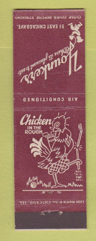 Matchbook Cover - Younker's Restaurant Chicken in the Rough Chicago IL