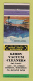 Matchbook Cover - Kirby Vacuum Cleaners Kenosha WI WORN