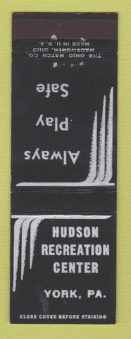 Matchbook Cover - Hudson Recreation Center York PA
