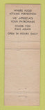 Matchbook Cover - Bellevue Diner Montgomeryville PA