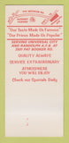 Matchbook Cover - Hungry Farmer Steak House Universal City TX 30 Strk SAMPLE
