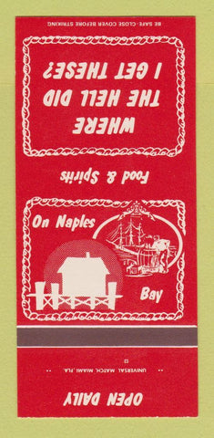 Matchbook Cover - The Dock Naples FL 30 Strk SAMPLE