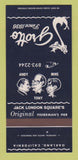 Matchbook Cover - Grotto Oakland CA Jack London Square 30 Strk SAMPLE