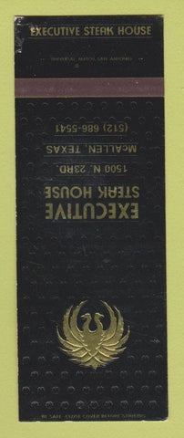 Matchbook Cover - Executive Steak House McAllen TX SAMPLE