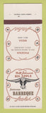 Matchbook Cover - Bill Johnson's Big Apple BBQ Phoenix Mesa AZ SAMPLE