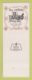 Matchbook Cover - Bill Johnson's Big Apple BBQ Phoenix Mesa AZ SAMPLE