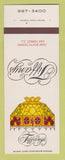 Matchbook Cover - Tiffany's Oak Forest IL SAMPLE