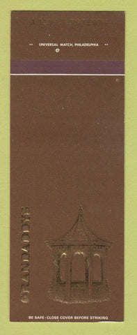 Matchbook Cover - Grandaddys Restaurant Doylestown PA SAMPLE