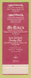 Matchbook Cover - Marmac's Restaurant Rio Hondo Country Club Downey CA SAMPLE