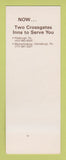 Matchbook Cover - Crossgates Inn Pittsburgh PA SAMPLE