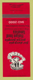 Matchbook Cover - Upper Crust Pizza Italian Chicago IL SAMPLE