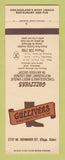 Matchbook Cover - Gullivers Pizza Chicago IL SAMPLE