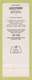 Matchbook Cover - Gullivers Pizza Chicago IL SAMPLE