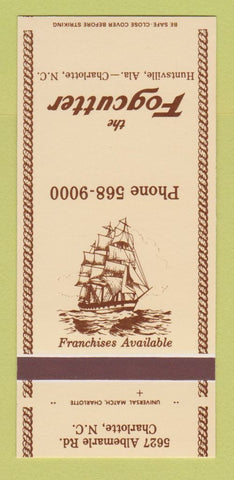 Matchbook Cover - Fogcutter Huntsville AL Charlotte NC 30 Strk SAMPLE