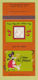 Matchbook Cover - L'Auberge Chez Francois Great Falls VA girlie 30 Strk SAMPLE