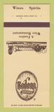 Matchbook Cover - Bodega Steak Miami Plantation Hollywood FL WEAR 30 Strk SAMPLE
