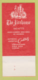 Matchbook Cover - The Firehouse Sacramento CA 30 Strk SAMPLE