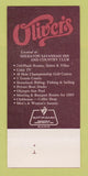 Matchbook Cover - Oliver's Restaurant Sheraton Hotel Savannah GA 30 Strk SAMPLE