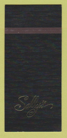 Matchbook Cover - Sally's Steak House Milwaukee WI 30 Strk SAMPLE