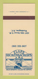 Matchbook Cover - Flaps Rickenbacker's Restaurant Washington DC 30 Strk SAMPLE