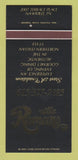 Matchbook Cover - Villa Romano Nashville TN Italian 30 Strk SAMPLE