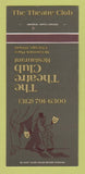 Matchbook Cover - Theatre Club Restaurant Chicago IL  30 Strk SAMPLE