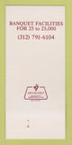 Matchbook Cover - Theatre Club Restaurant Chicago IL  30 Strk SAMPLE