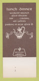 Matchbook Cover - Coffee Cantata San Francisco CA 30 Strk SAMPLE