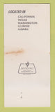 Matchbook Cover - Que Pasa Mexican Restaurant CHAIN 30 Strk SAMPLE