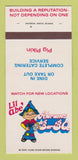Matchbook Cover - Abrams BBQ Tarboro NC 30 Strk SAMPLE