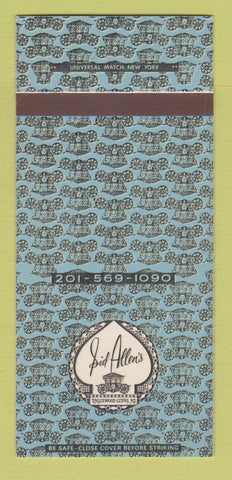 Matchbook Cover - Sid Allen's Englewood Cliffs NJ 30 Strk SAMPLE